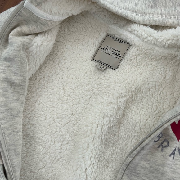 Lucky Brand Girls Zipper Sweater - Picture 5 of 8